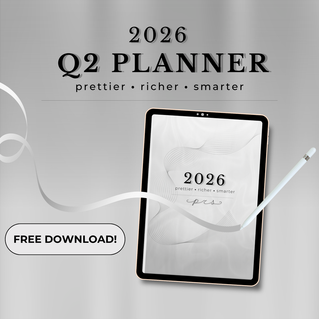 The PRS Method Digital Planner: Q2