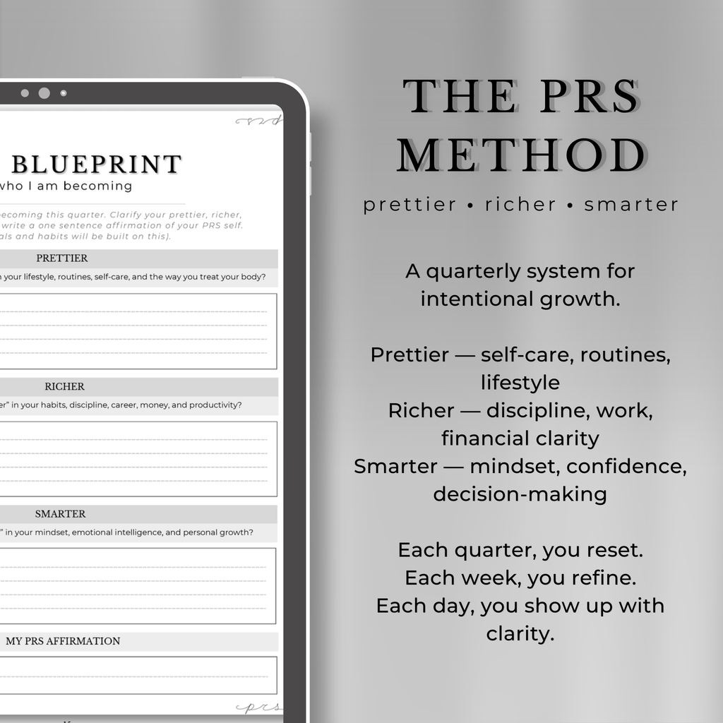 The PRS Method Digital Planner: Q1