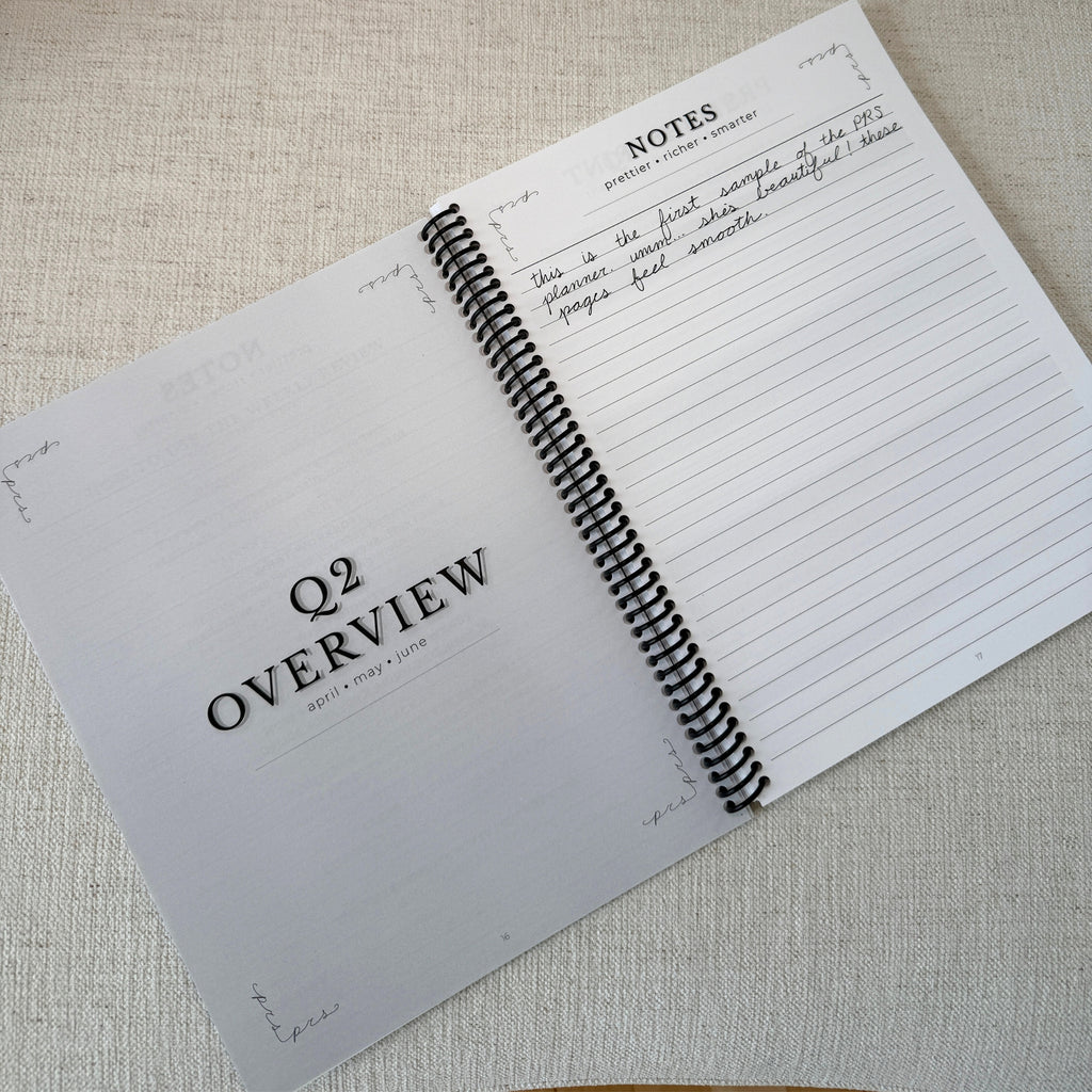 The PRS Method Planner: Q2