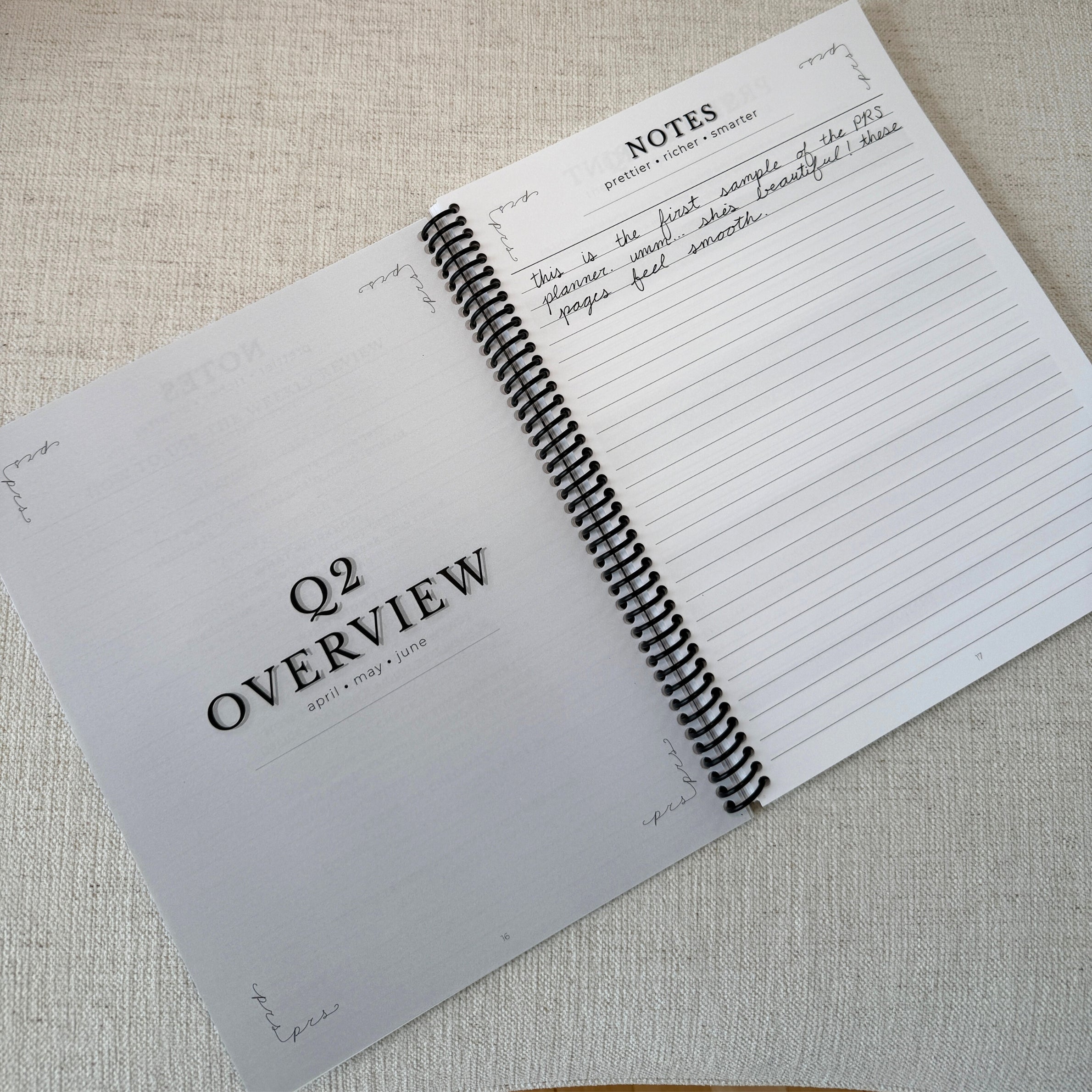 The PRS Method Planner: Q2