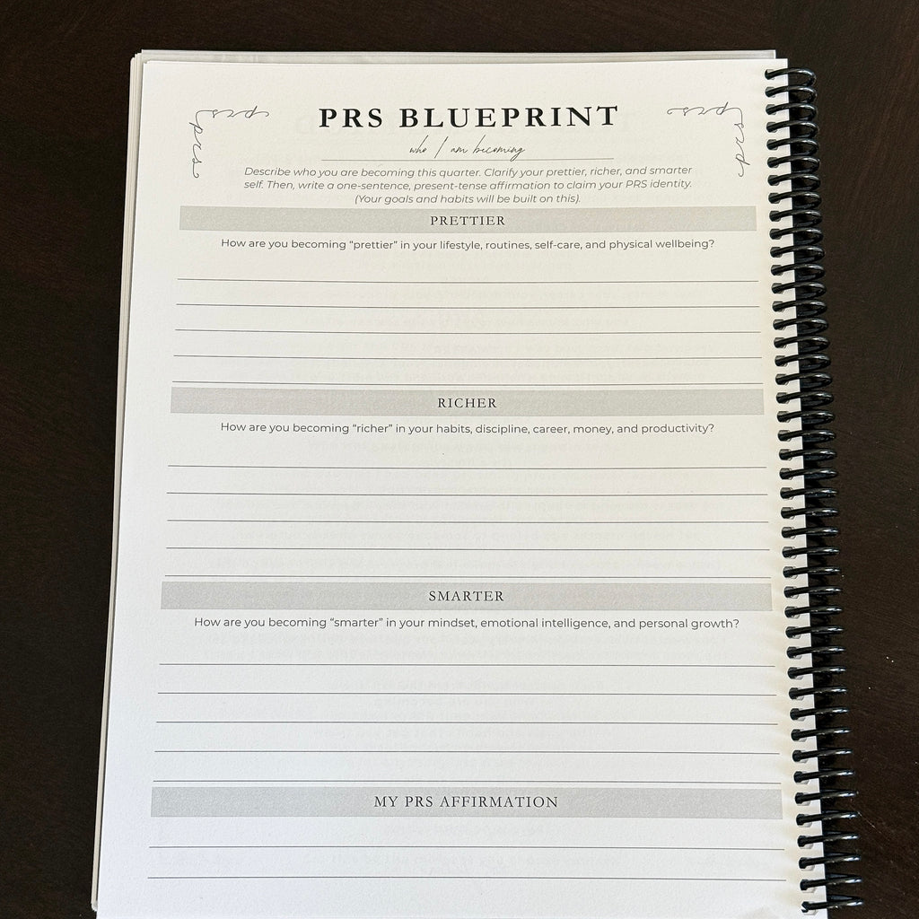 The PRS Method Q4 Planner