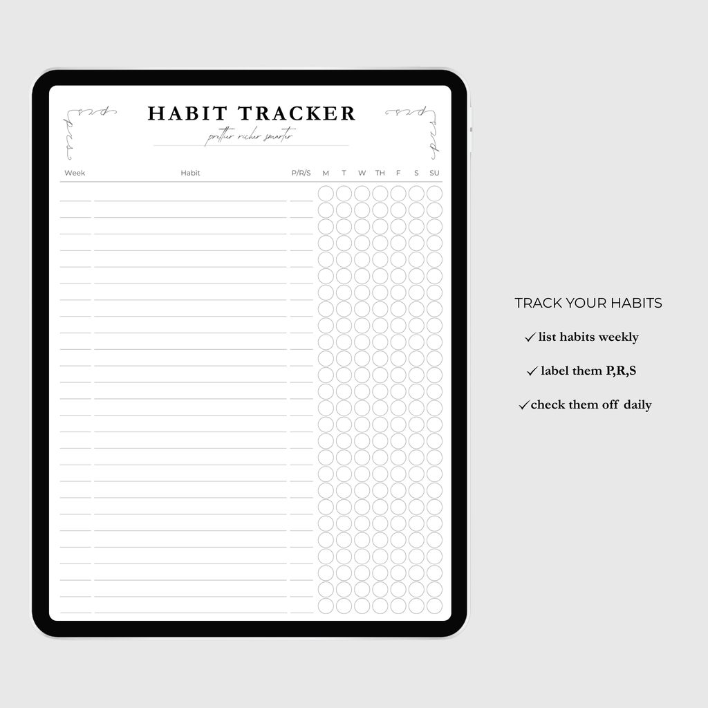 The PRS Method Q4 Digital Planner