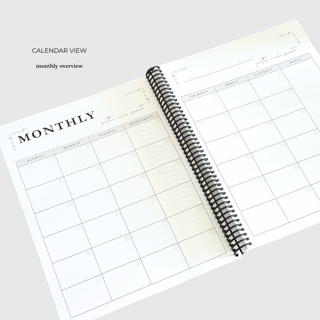 The PRS Method Undated Planner