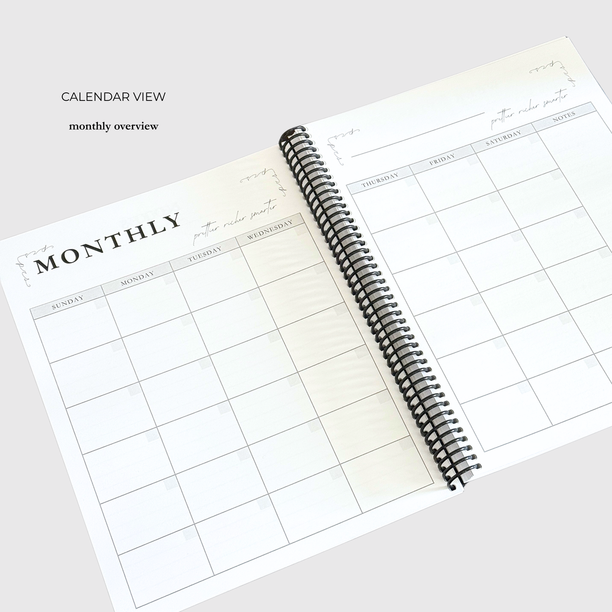 The PRS Method Undated Planner