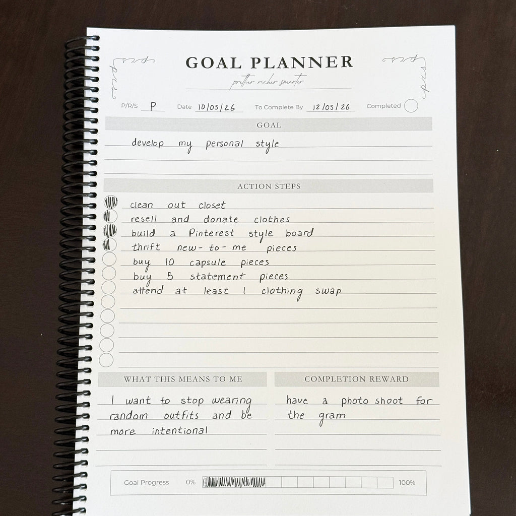 The PRS Method Q4 Planner