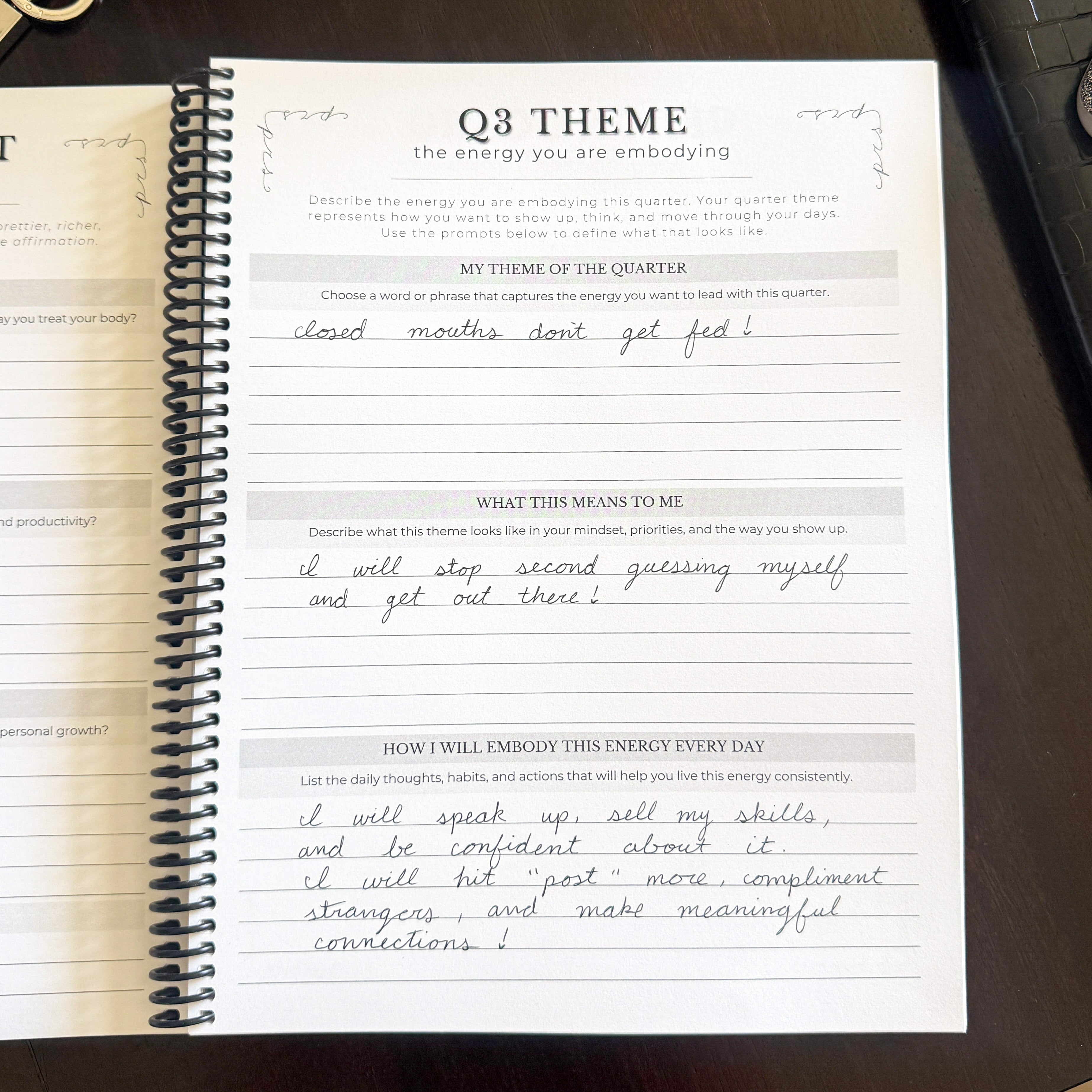 The PRS Method Q3 Planner