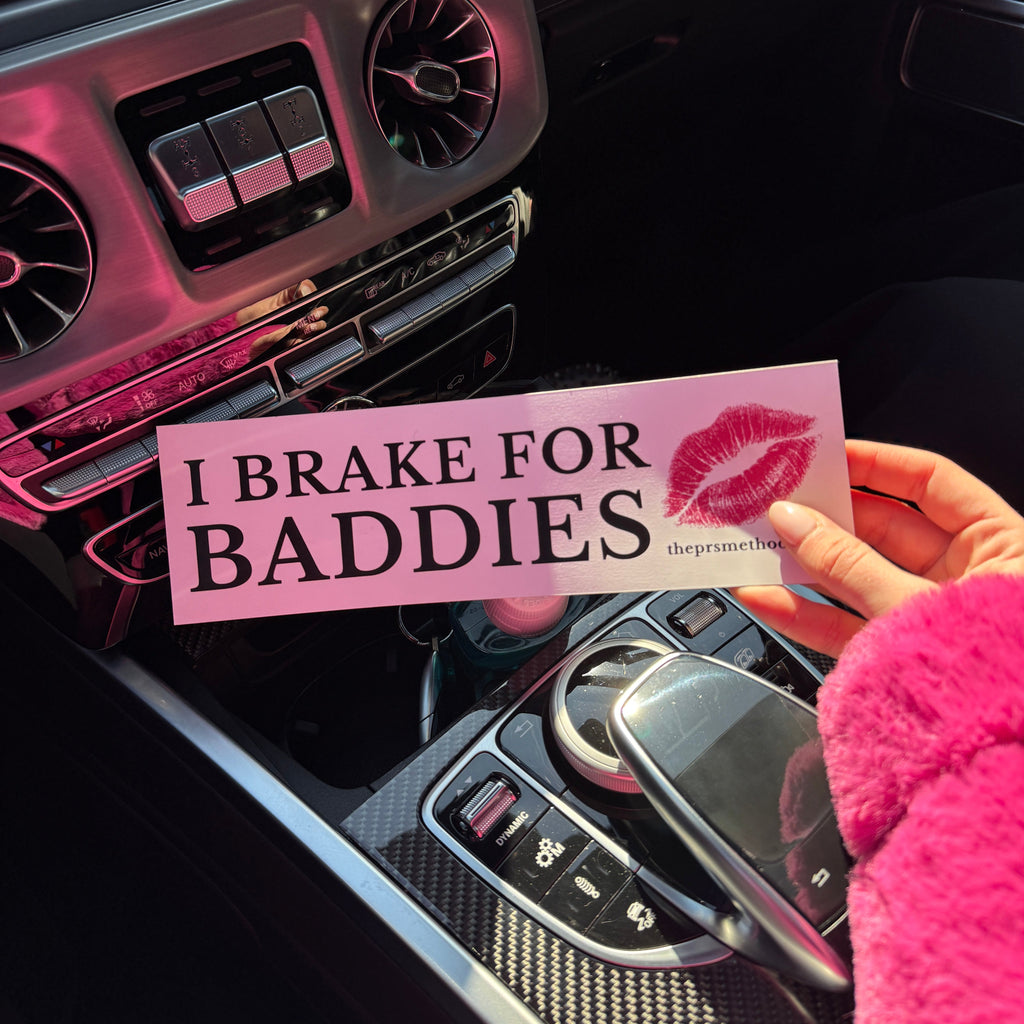 Baddie Car Magnet