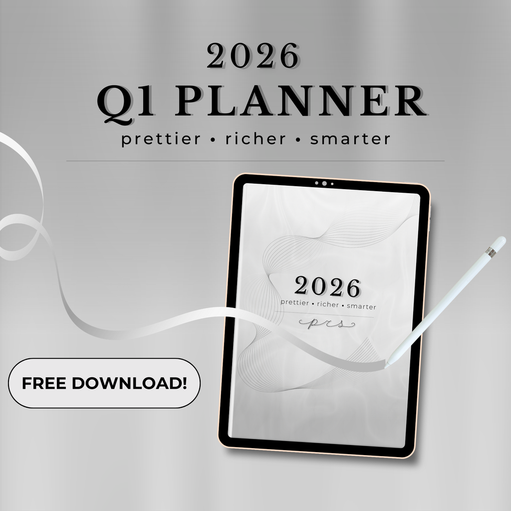 The PRS Method Digital Planner: Q1
